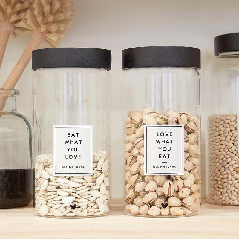 Stylish Food Storage Containers for the Modern Kitchen  Glass canisters, Kitchen  canisters and jars, Kitchen canisters