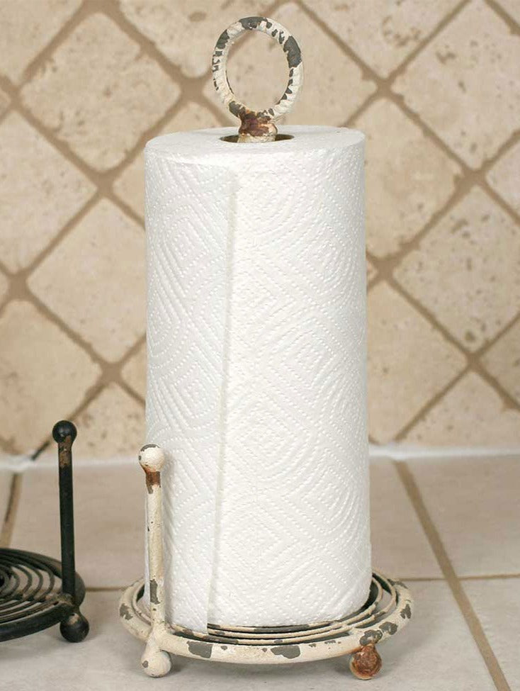 at Home Black Paper Towel Holder