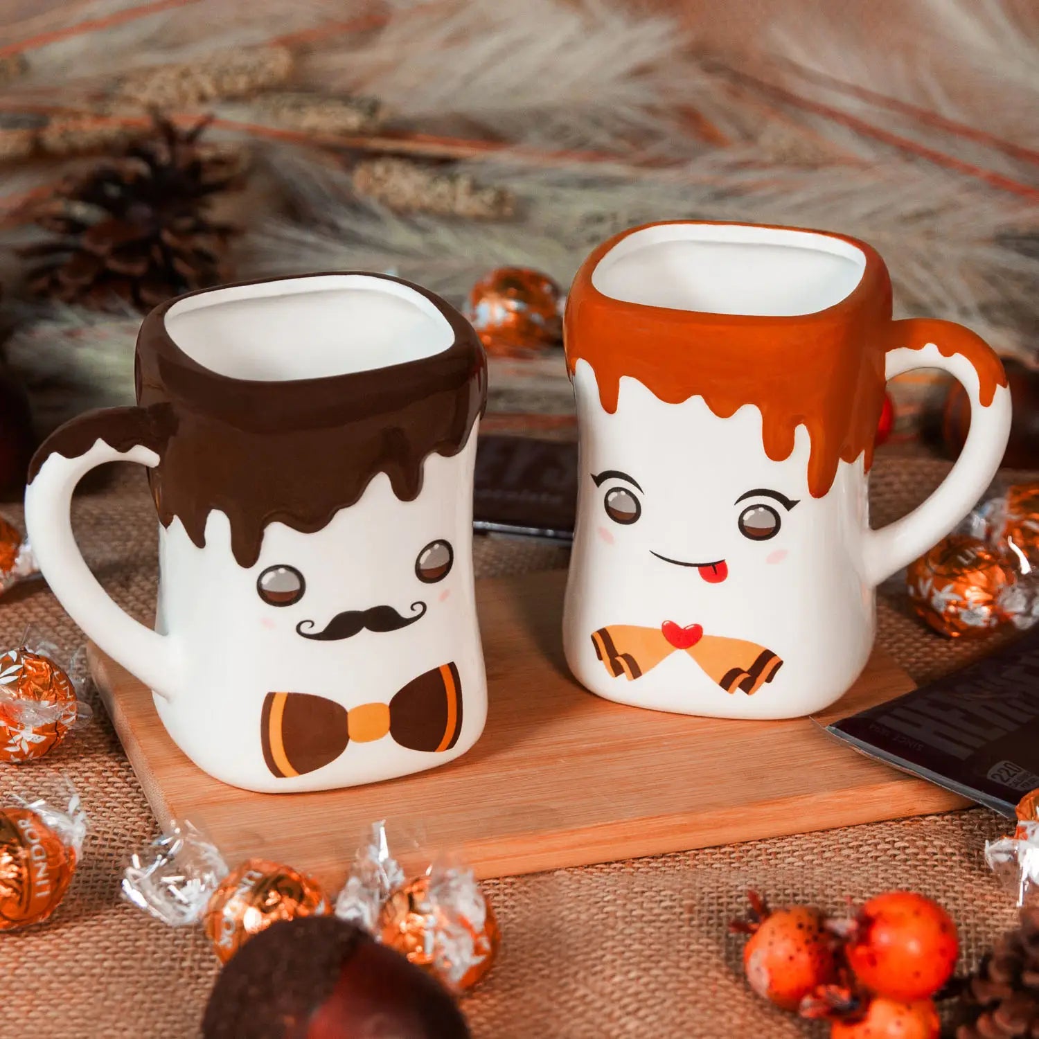 Marshmallow Shaped Hot Chocolate Mugs