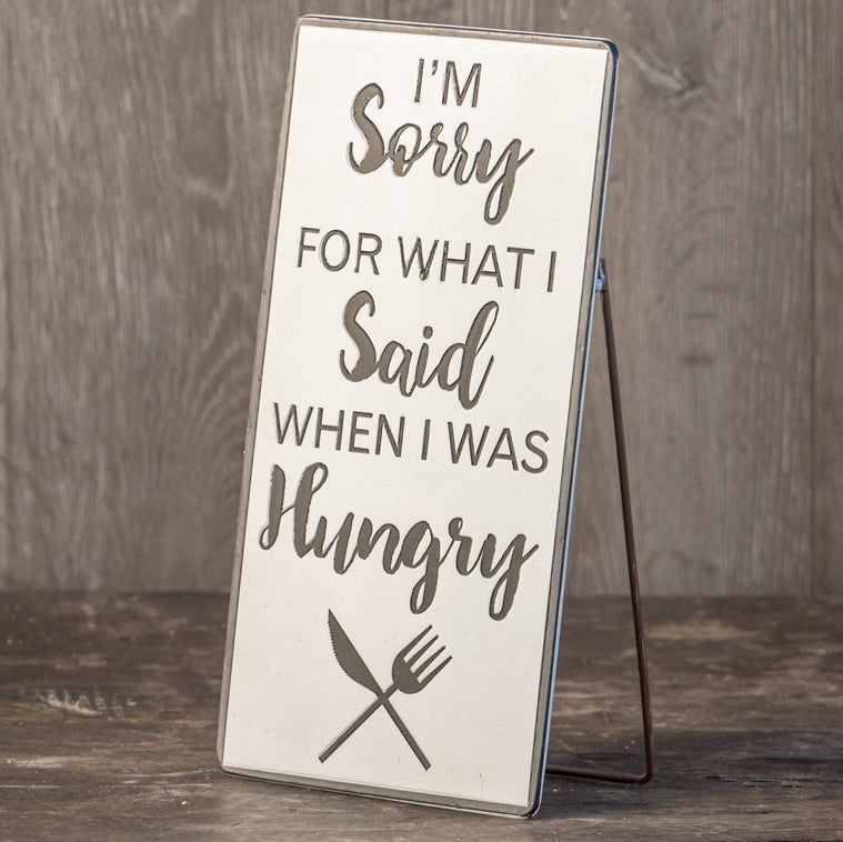 for I was hungry….