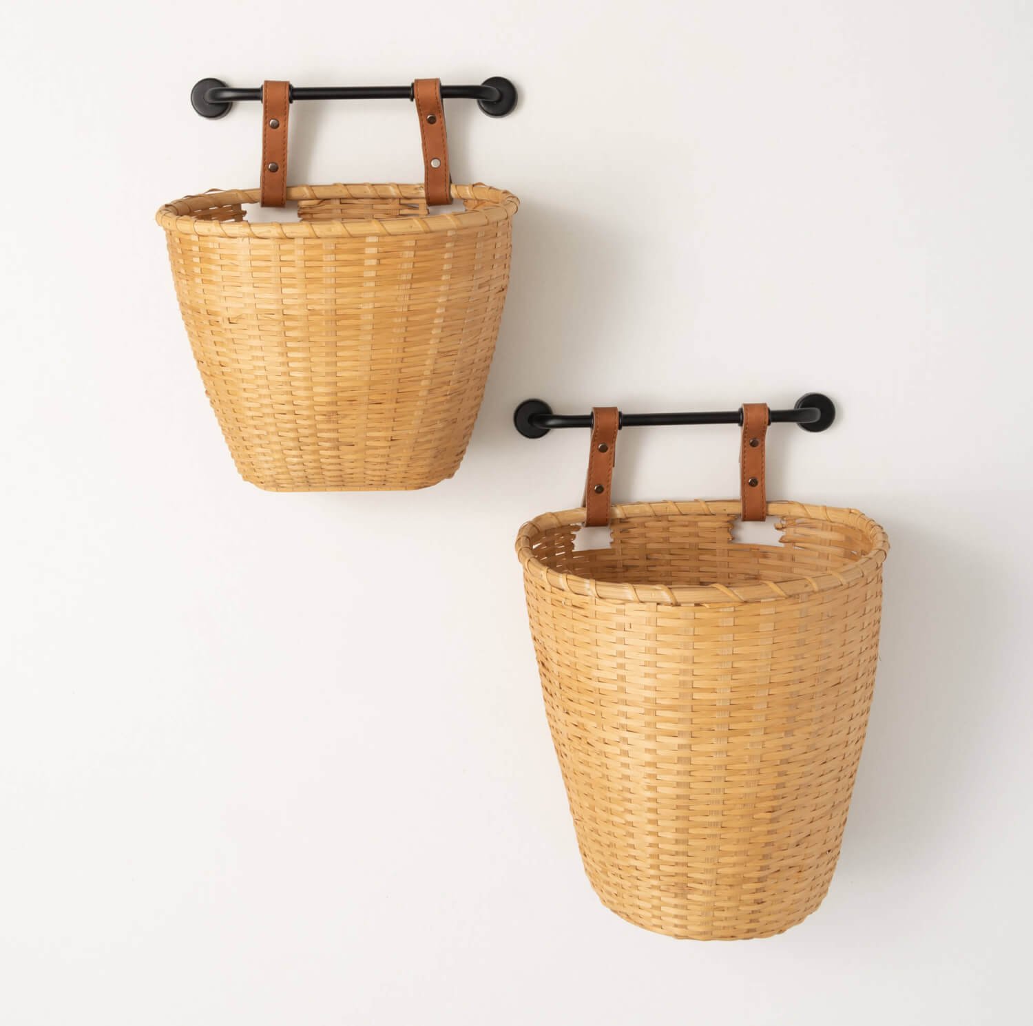 Woven Wood Basket  Vintage Crossroads