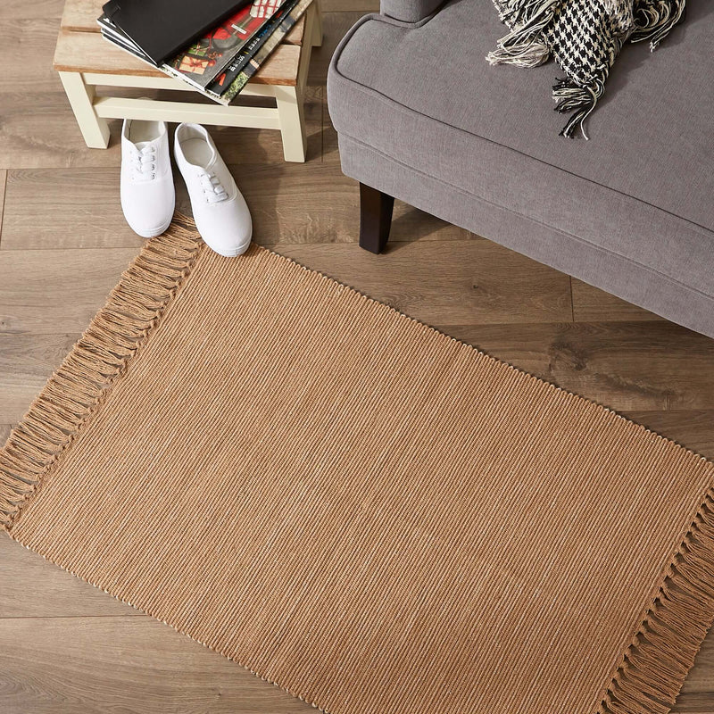 Two Tone Ribbed Rug