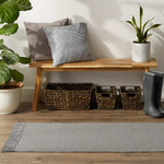 Two Tone Ribbed Rug