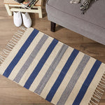 Combo Stripe Hand-Loomed Rug