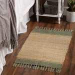 Natural Jute Stripes Hand-Loomed Rug