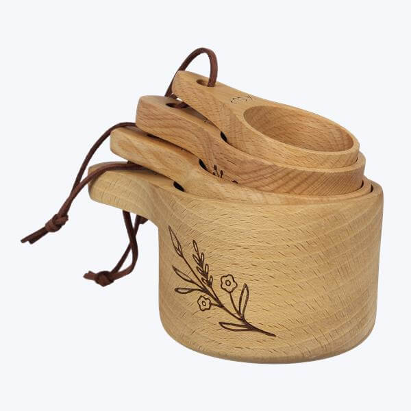 Wood Measuring Cups