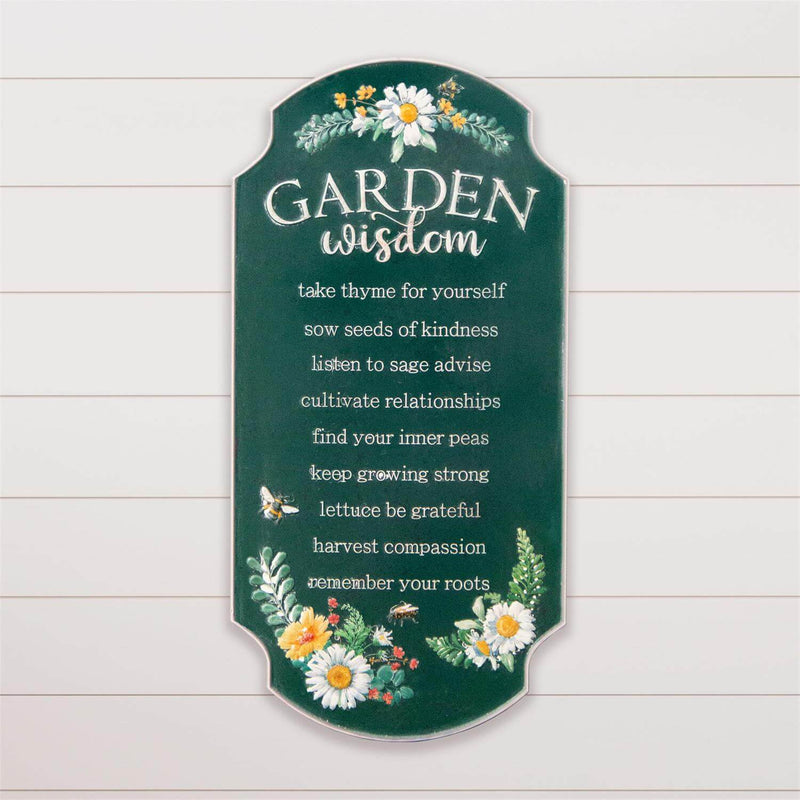 Garden Wisdom Sign