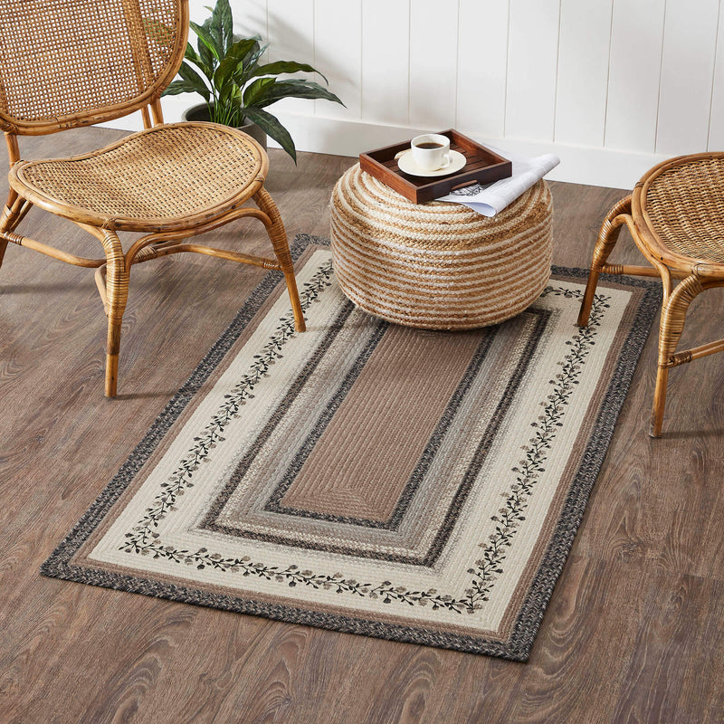 Floral Vine Jute Rug Collection