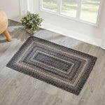 Sawyer Mill Black & White Jute Rug Collection