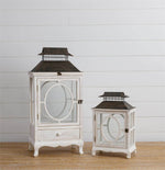 Oval Window Lantern With Drawer