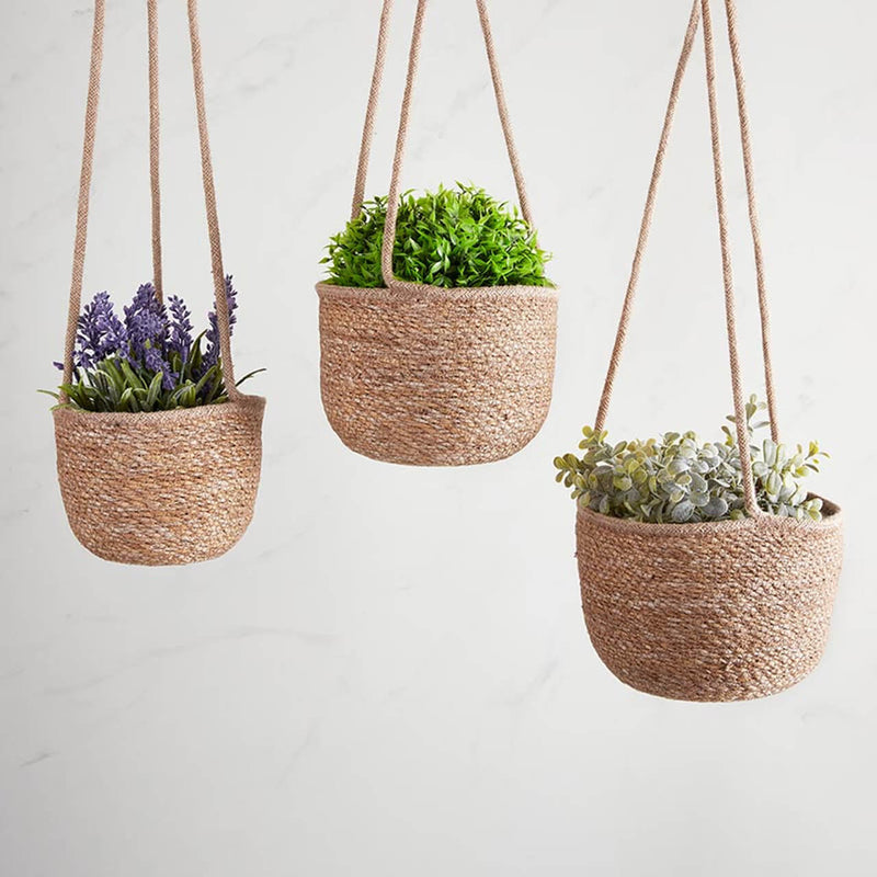 Round Hanging Planter Basket Set