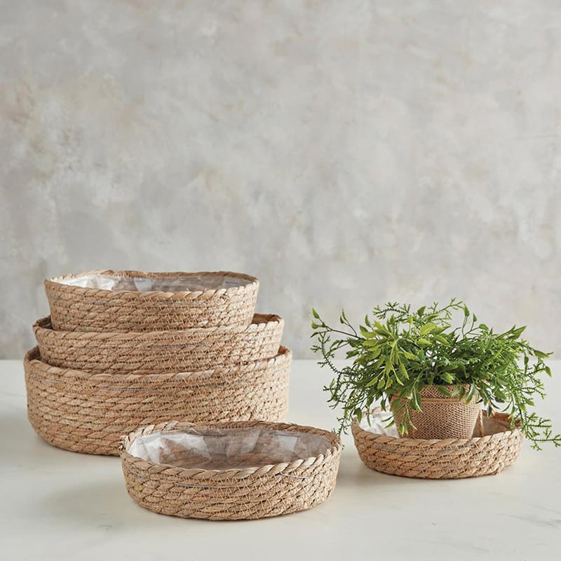 Short Lined Baskets Set