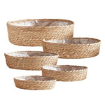 Short Lined Baskets Set