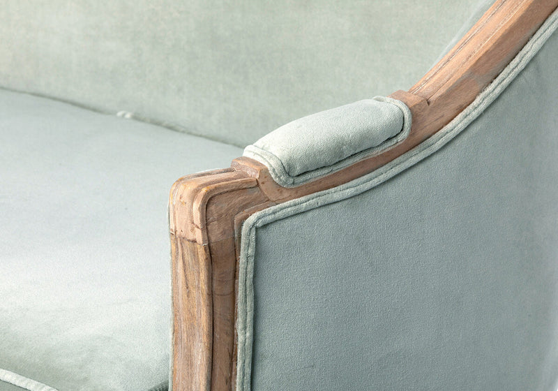 Philippe Velvet Upholstered Loveseat