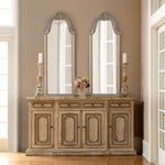 Vestibule Carved Wood Mirror