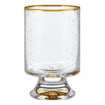 Holiday Gold Rimmed Glassware