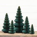 Gold Trimmed Emerald Green Paper Tree