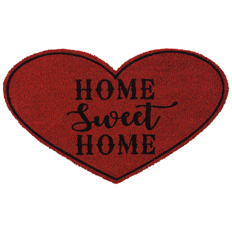 Home Sweet Home Heart Doormat Welcome Home By DII