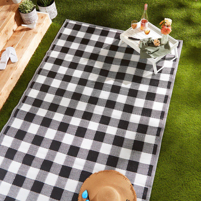 Buffalo Check Outdoor Rug Welcome Home By DII