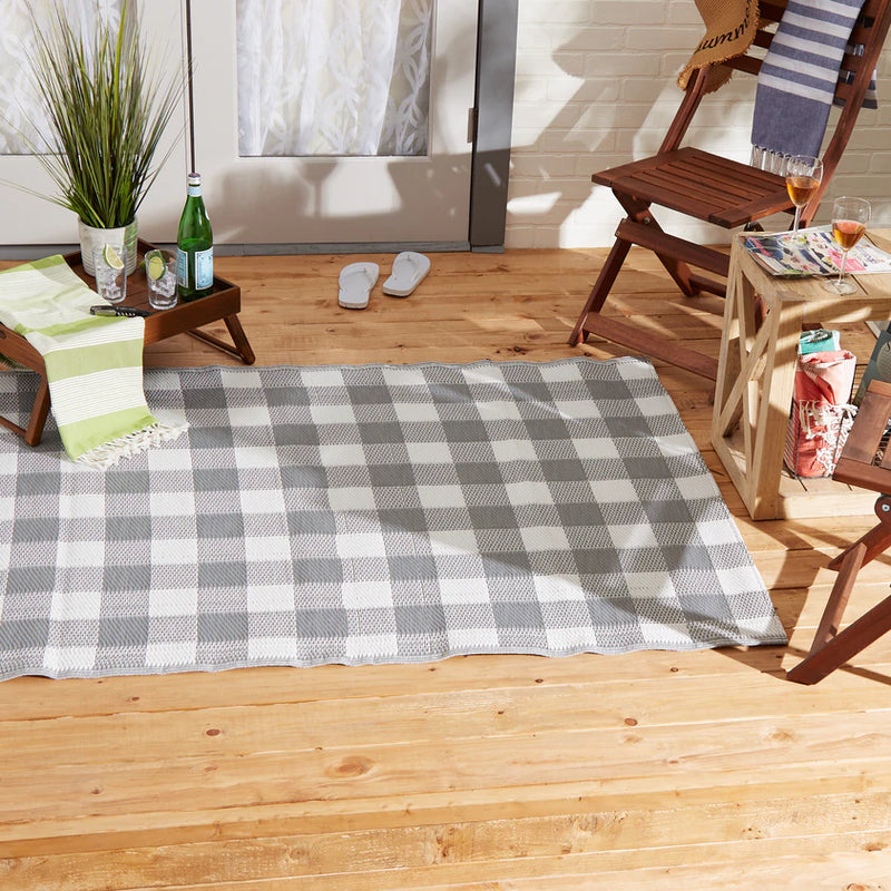 Buffalo Check Outdoor Rug Welcome Home By DII