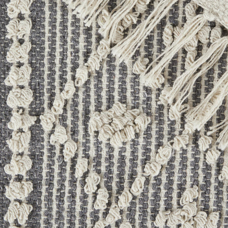 Diamond Textured Hand-Loomed Rug Welcome Home By DII