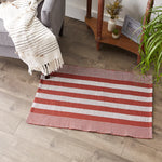 Cabana Stripe Recycled Yarn Rug Welcome Home By DII