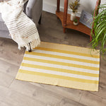 Cabana Stripe Recycled Yarn Rug Welcome Home By DII