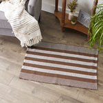 Cabana Stripe Recycled Yarn Rug Welcome Home By DII