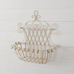 Metal Wall Flower Basket