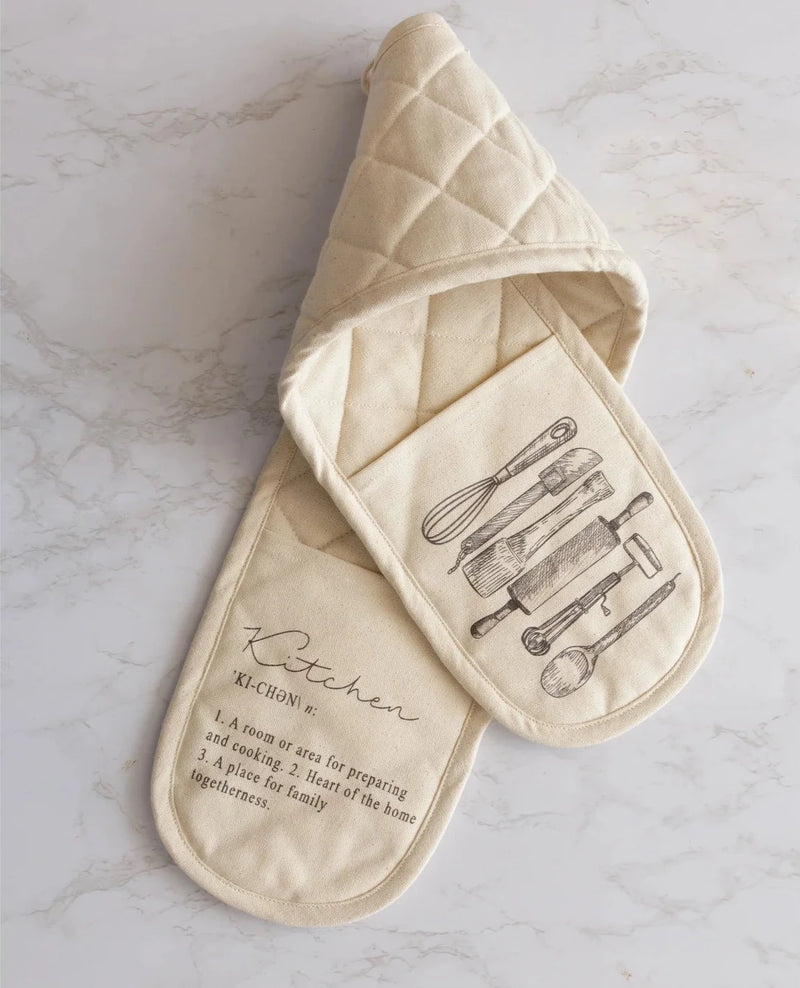 Homemade Oven Mitt & Hot Pad Set | Vintage Crossroads