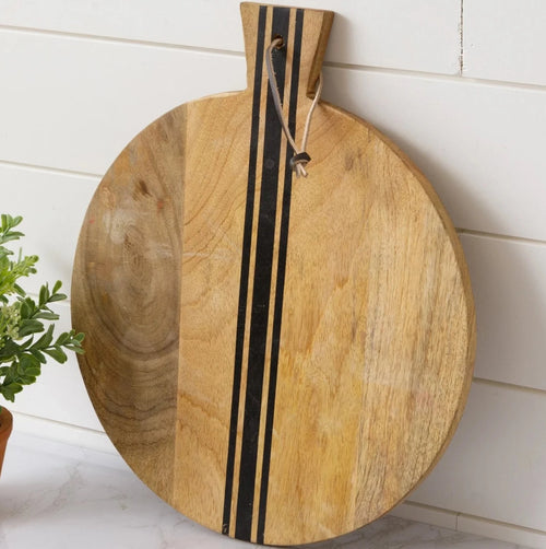 Farmhouse Stripe Cutting Board - Vintage Crossroads