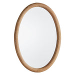 Oval Wooden Mirror