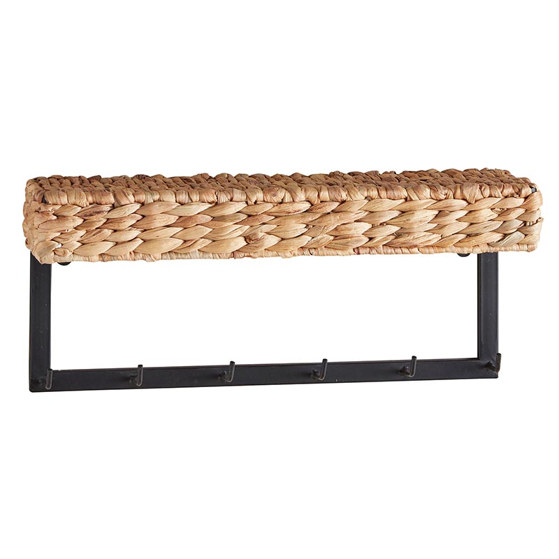 Water Hyacinth Woven Shelf