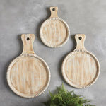 Beaded Wood Trays