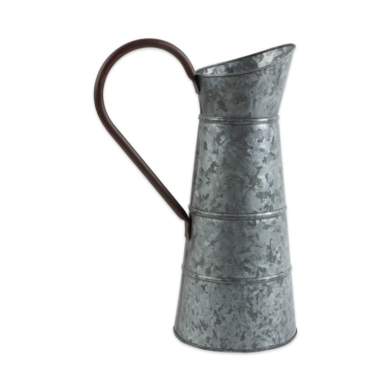 Galvanized Metal Farmhouse Pitcher Design Imports